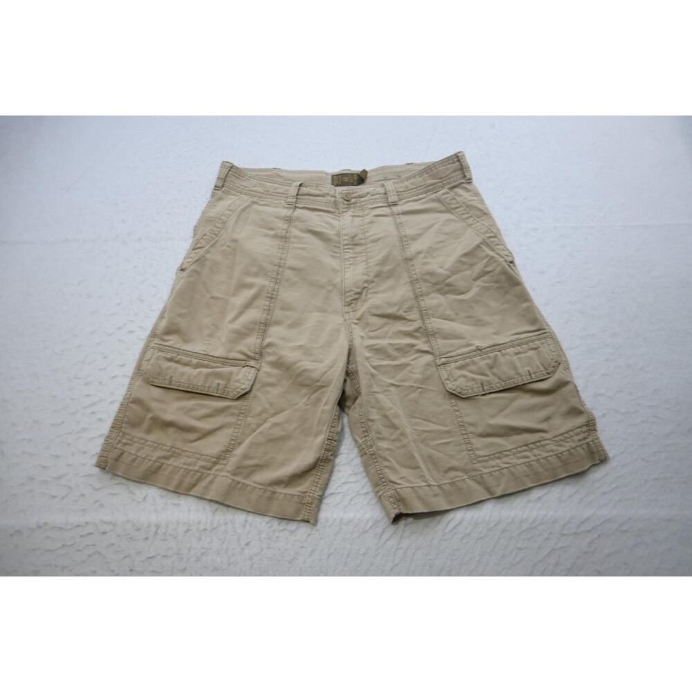 American Eagle Cargo Shorts Beige Outdoors Khaki Chino Mens Size 34